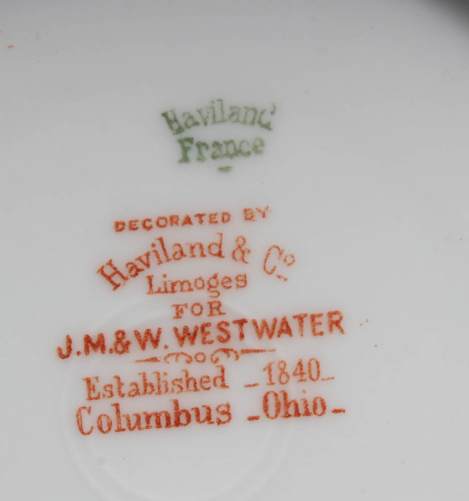 Pink and Yellow Rosette China by Haviland