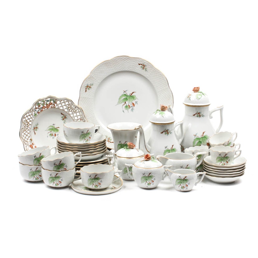 Collection of Hand-Painted Herend Fine China