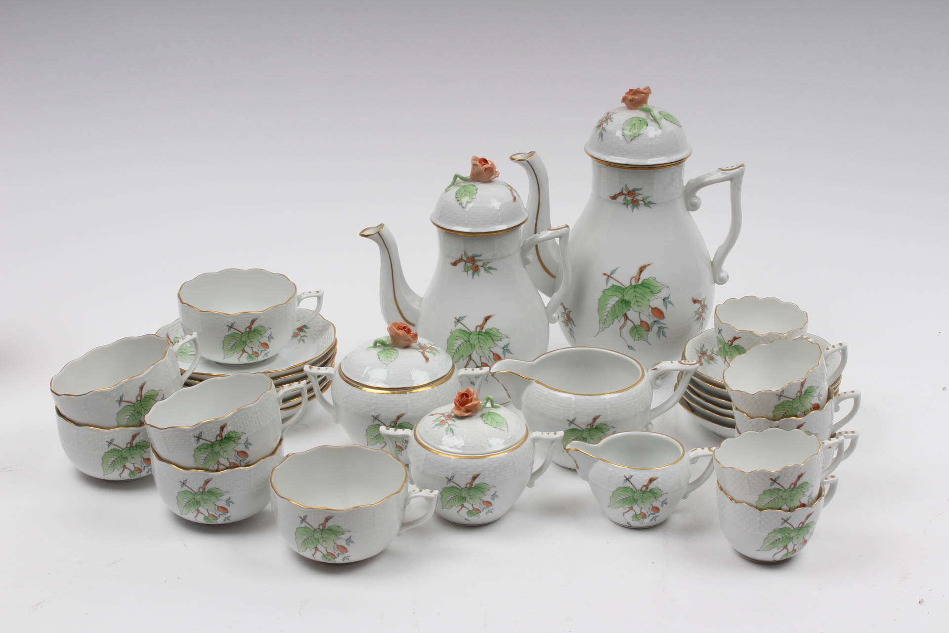 Collection of Hand-Painted Herend Fine China