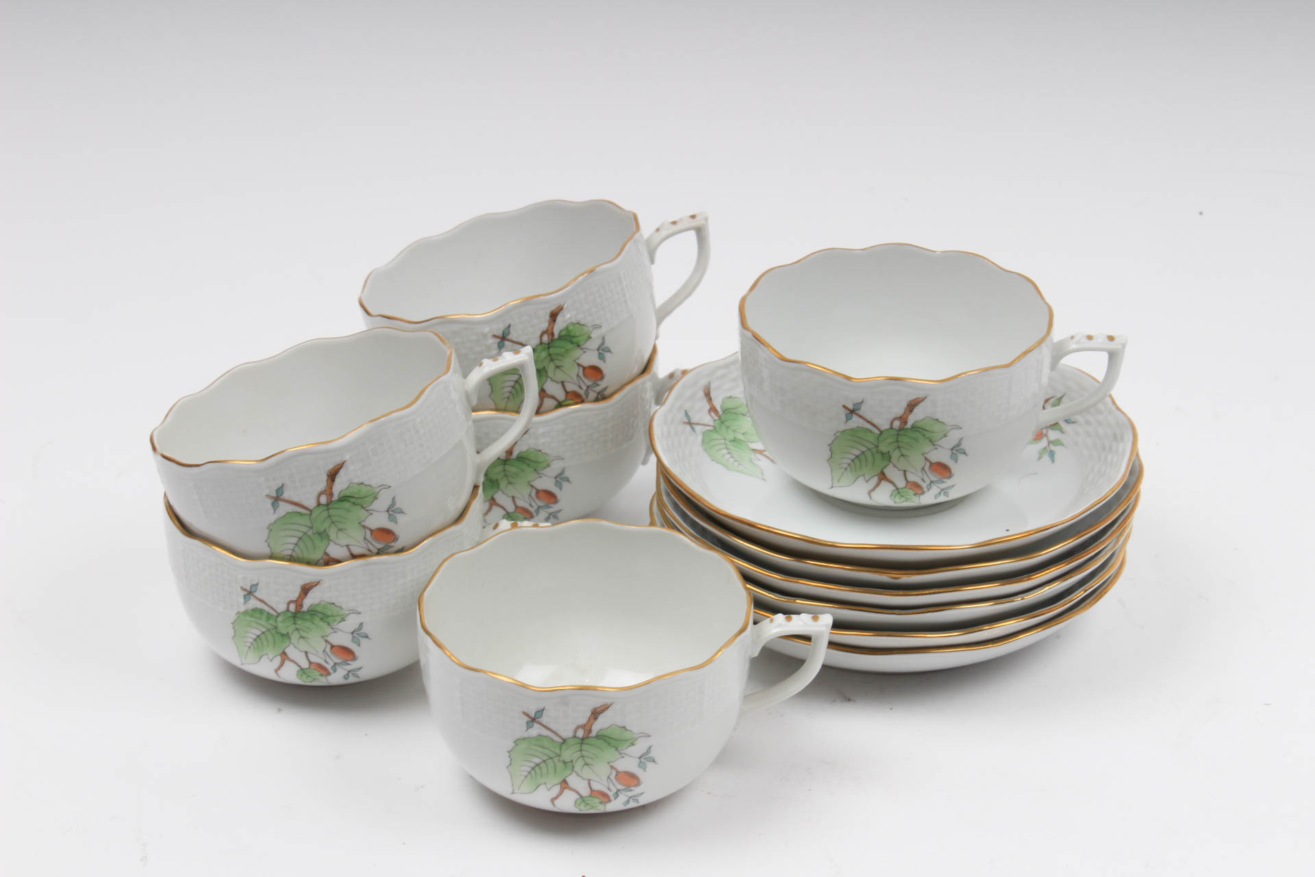 Collection of Hand-Painted Herend Fine China
