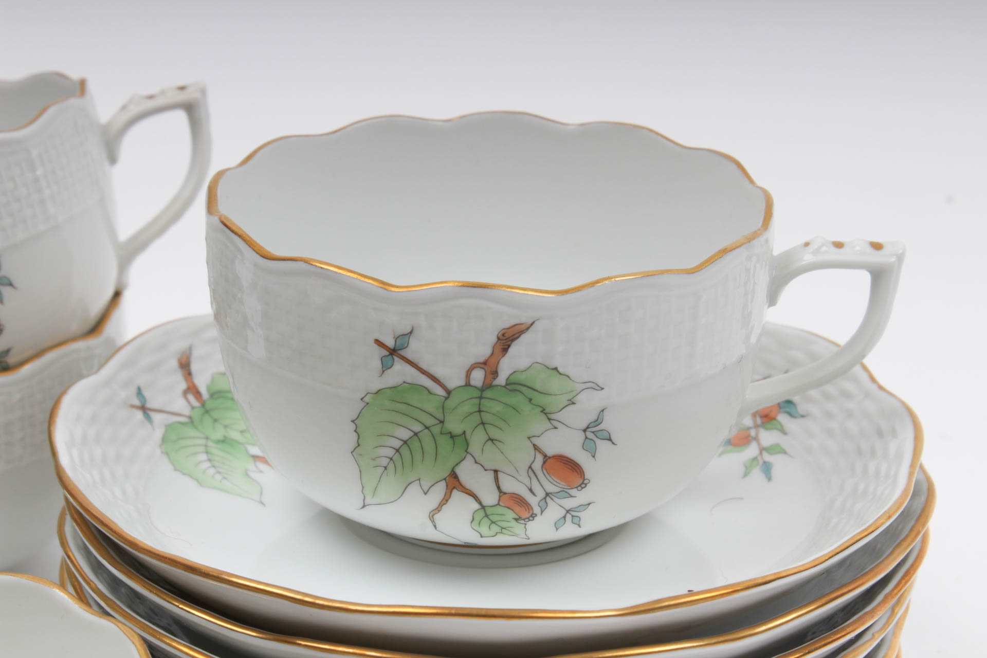Collection of Hand-Painted Herend Fine China