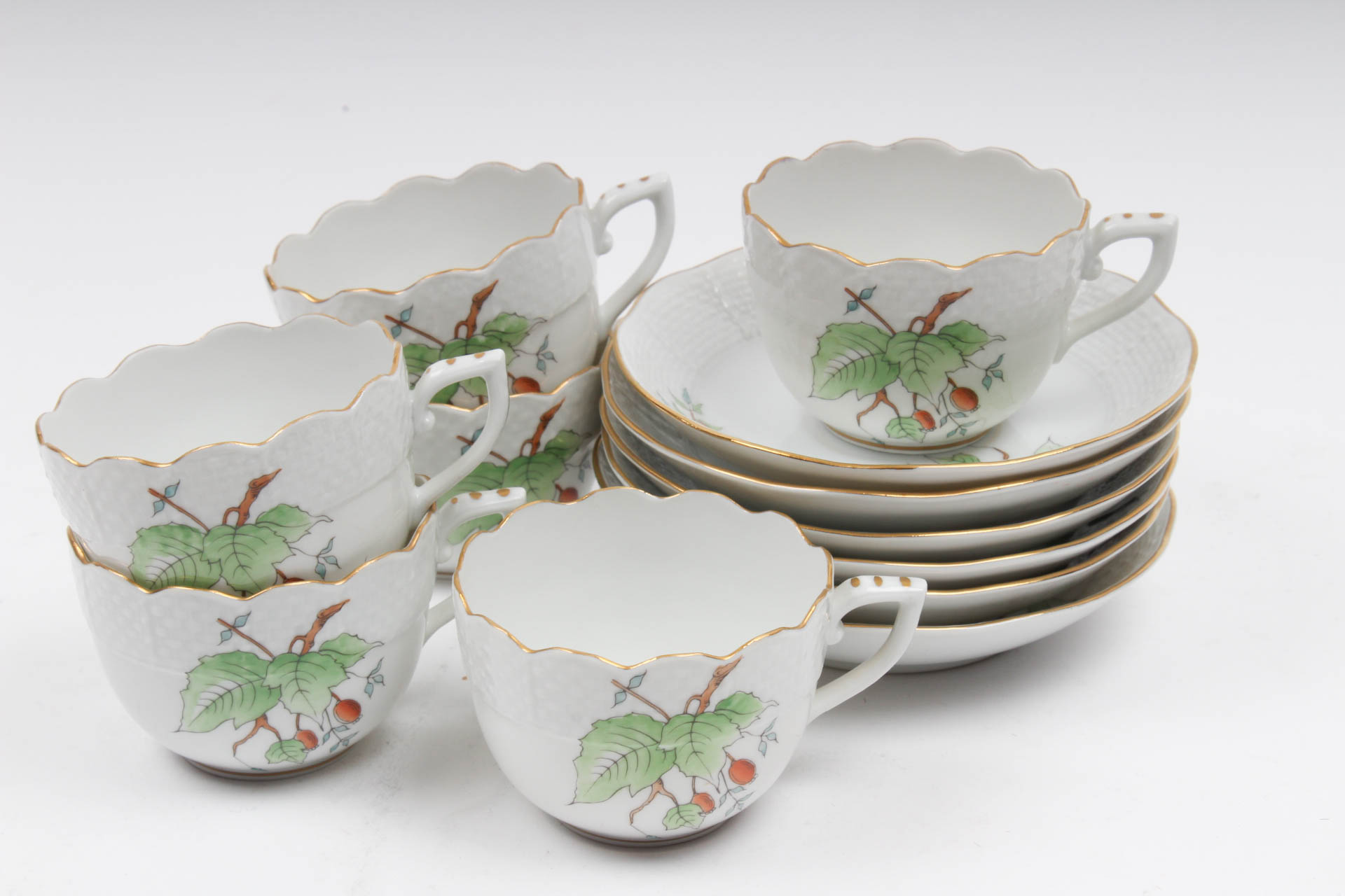 Collection of Hand-Painted Herend Fine China