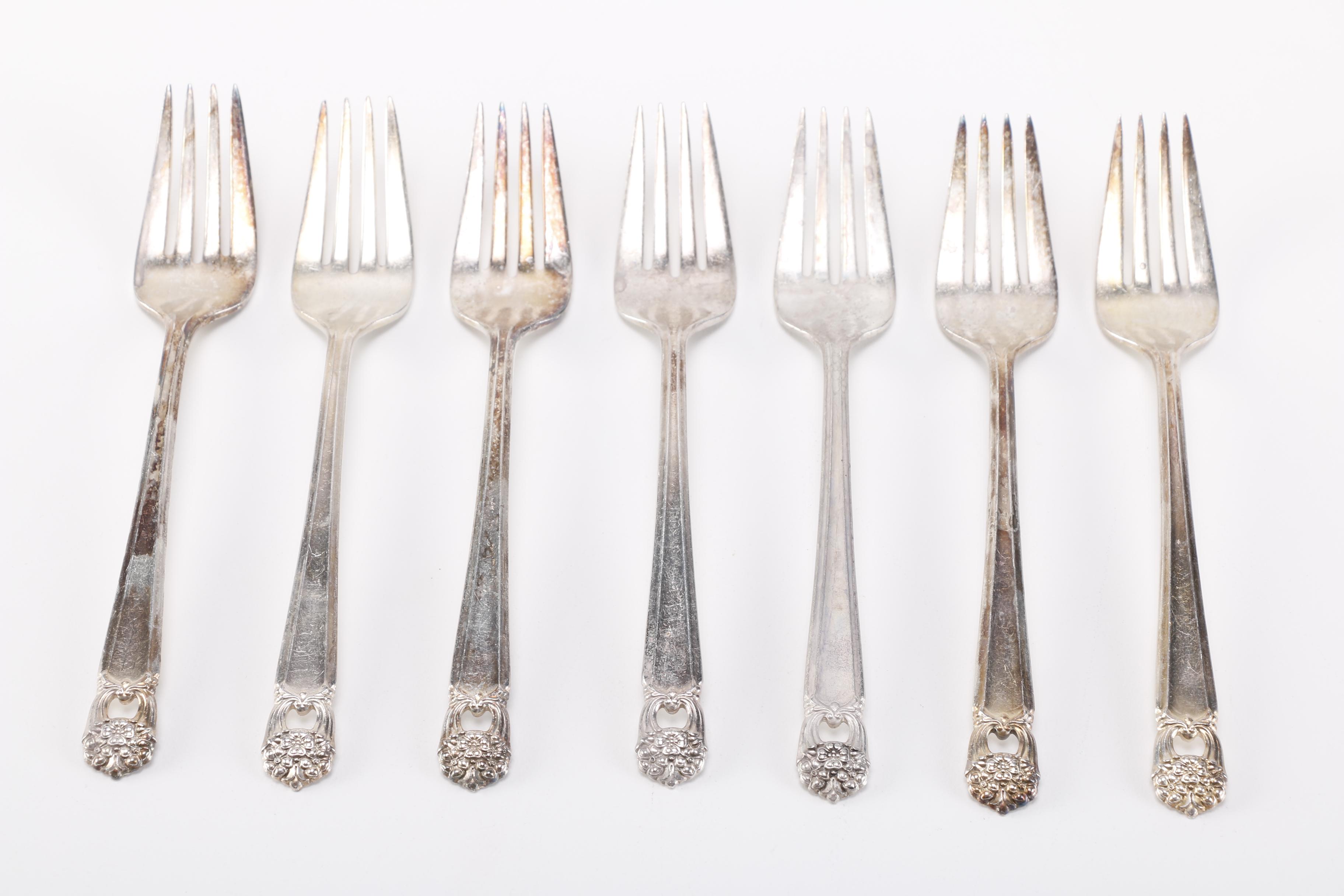 1847 Rogers Bros. "Eternally Yours"  Silver Plate Flatware