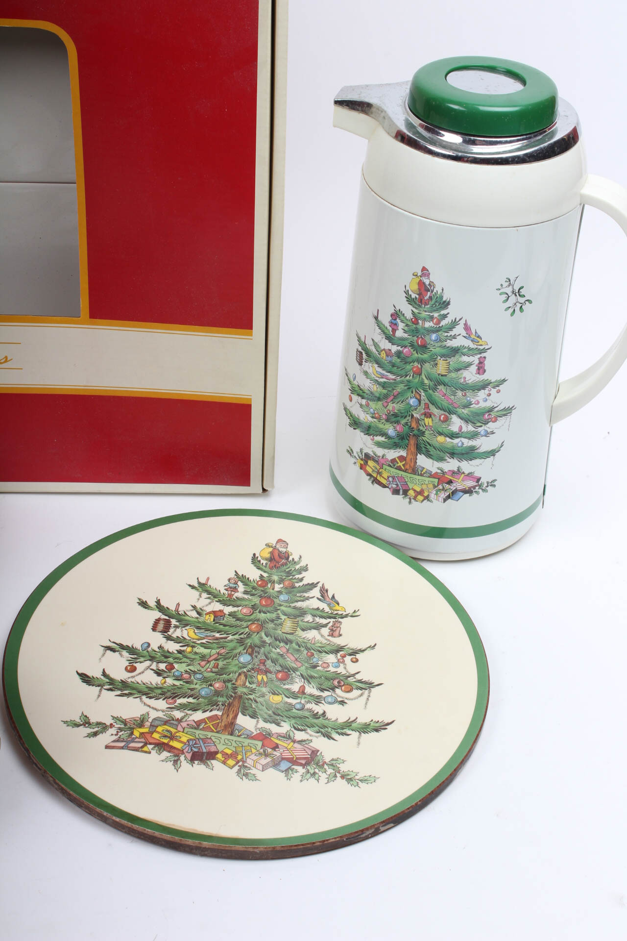 Spode "Christmas Tree" China Mugs and Bowls