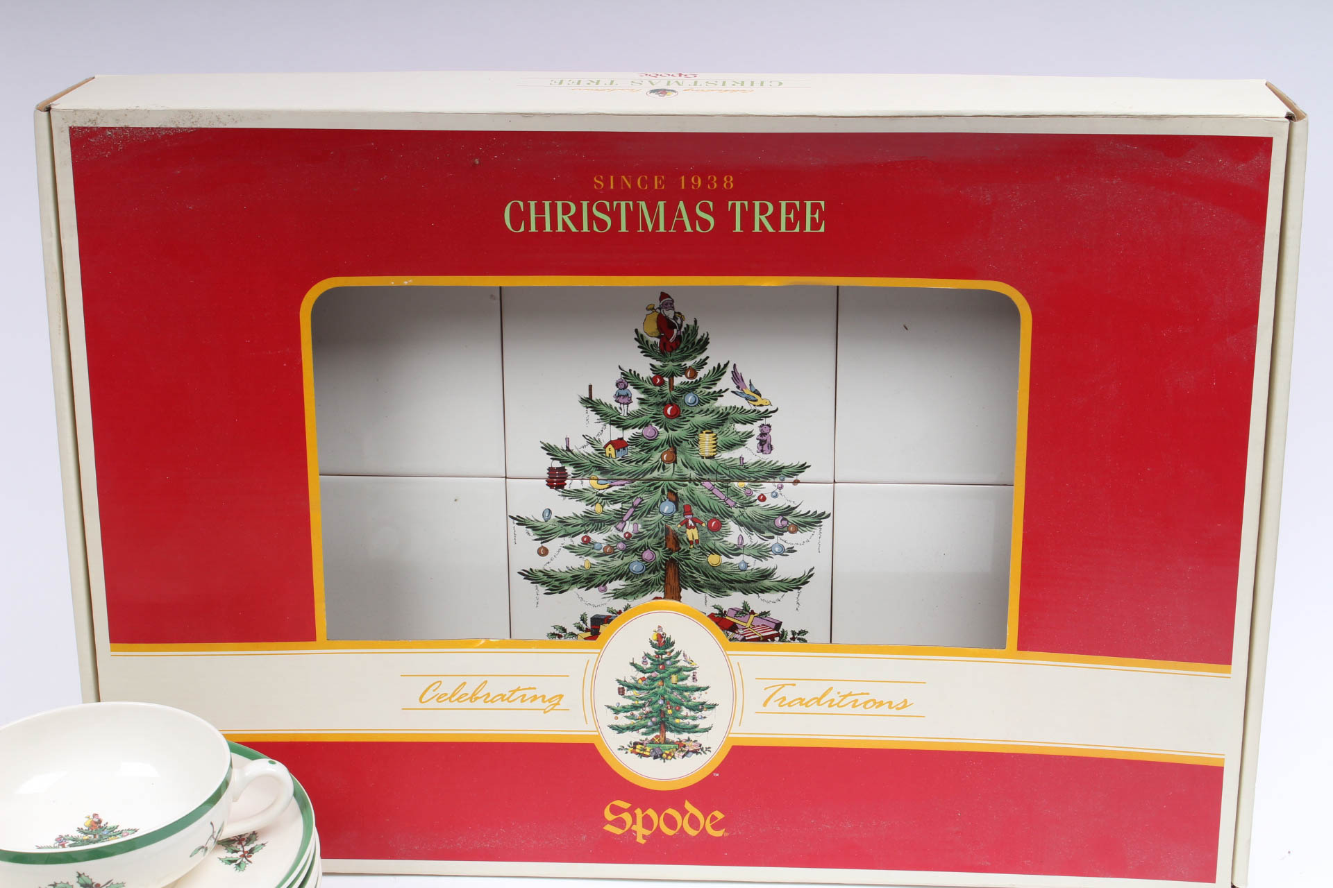 Spode "Christmas Tree" China Mugs and Bowls