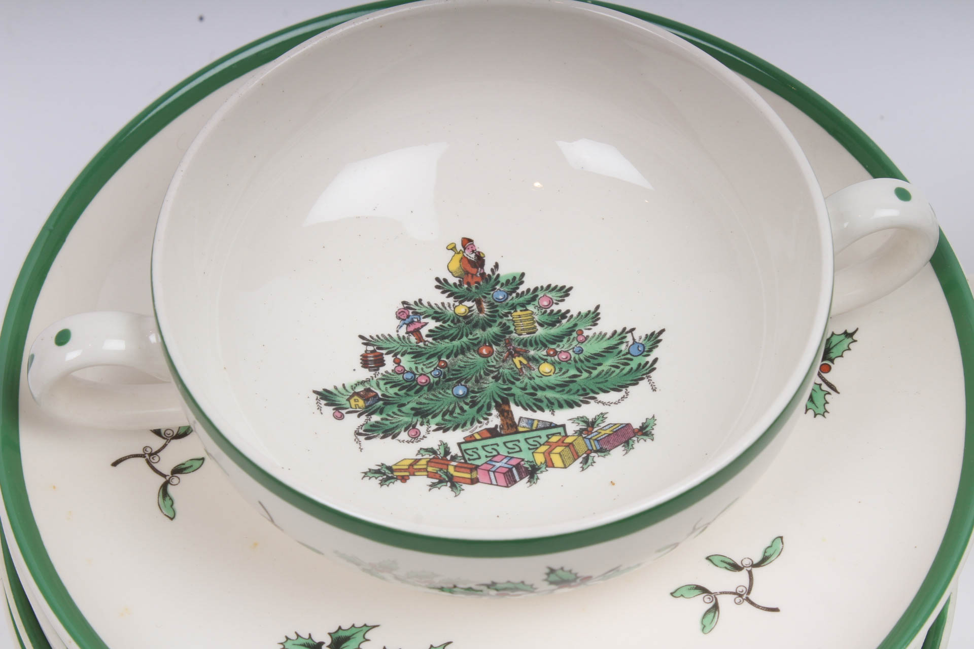 Spode "Christmas Tree" China Mugs and Bowls