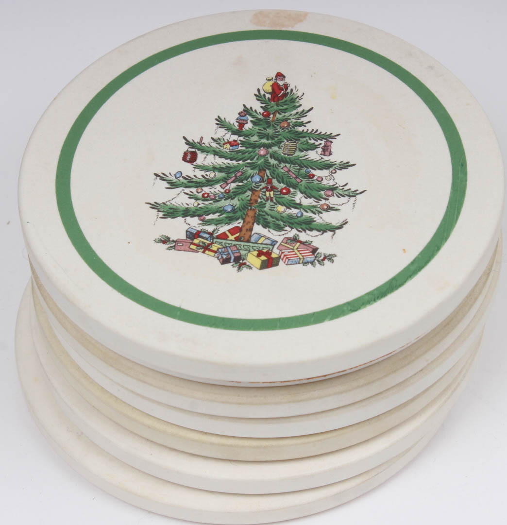 Spode "Christmas Tree" China Mugs and Bowls