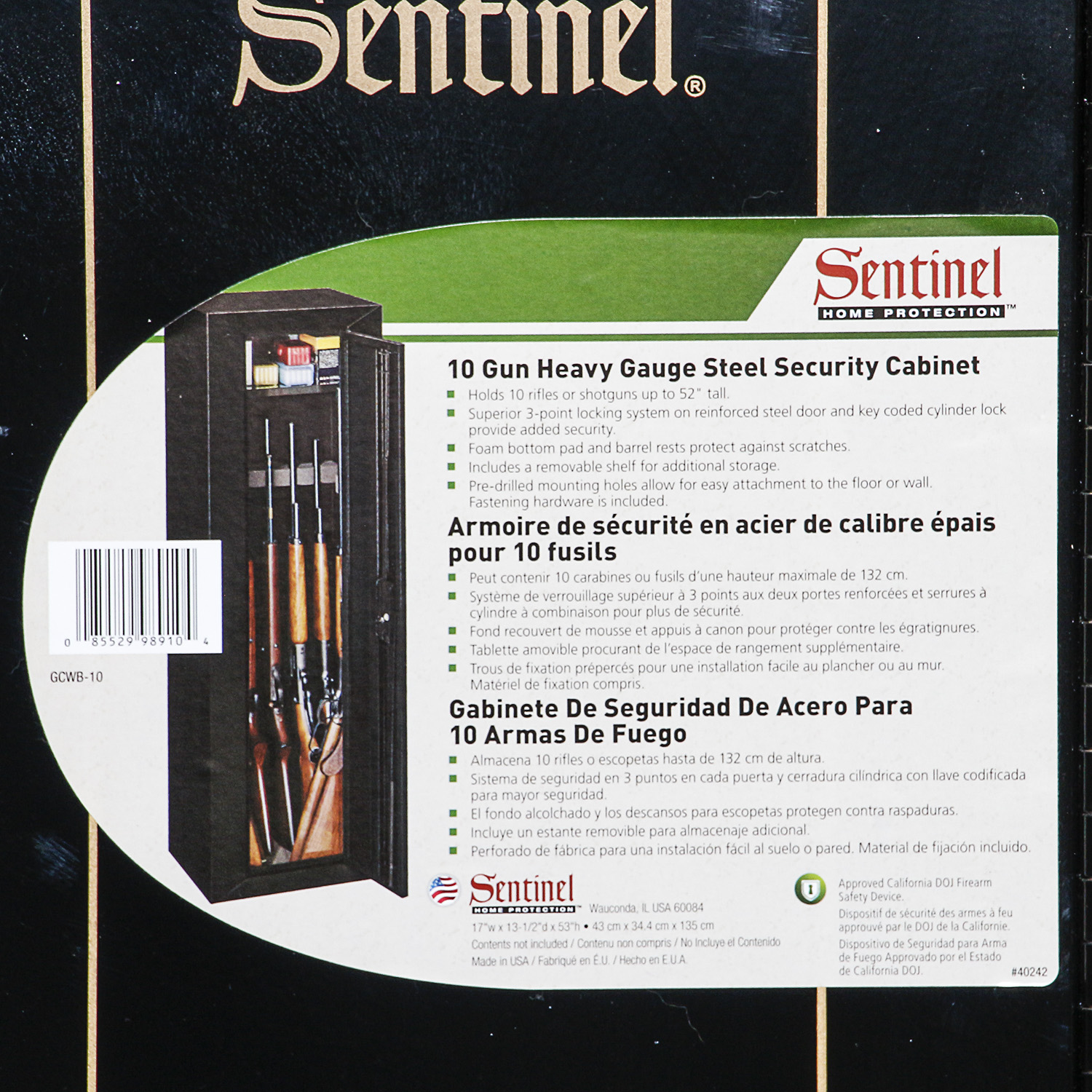 Sentinel Gun Safe