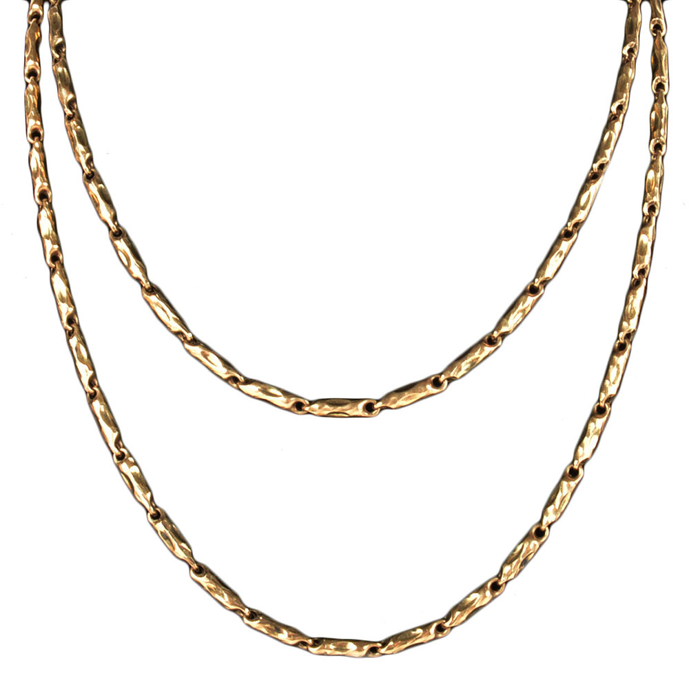 10K Yellow Gold Chain Link Necklace
