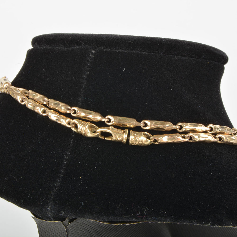 10K Yellow Gold Chain Link Necklace