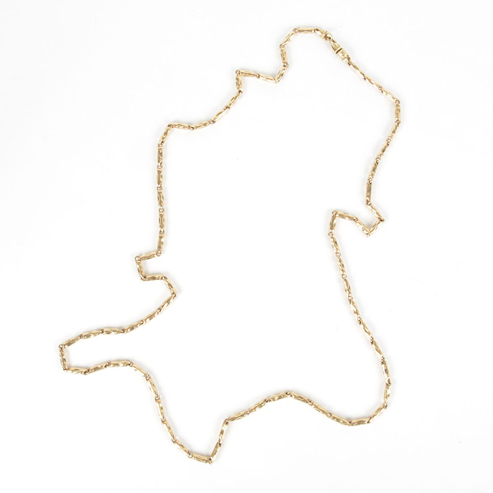 10K Yellow Gold Chain Link Necklace