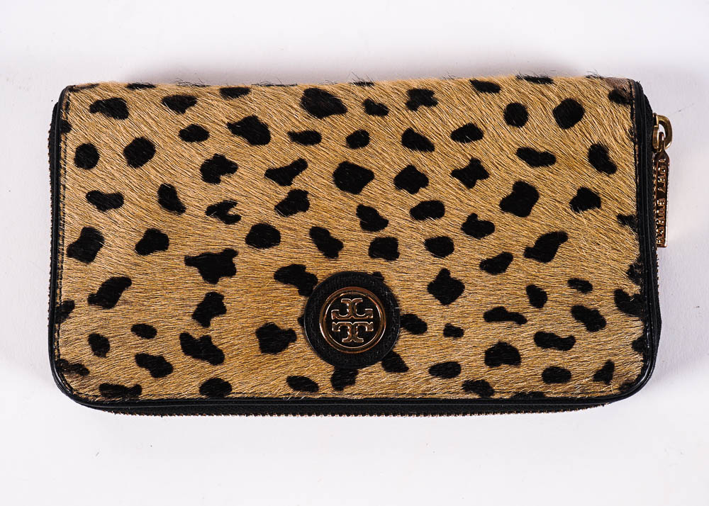 Tory Burch Leopard Print Wallet