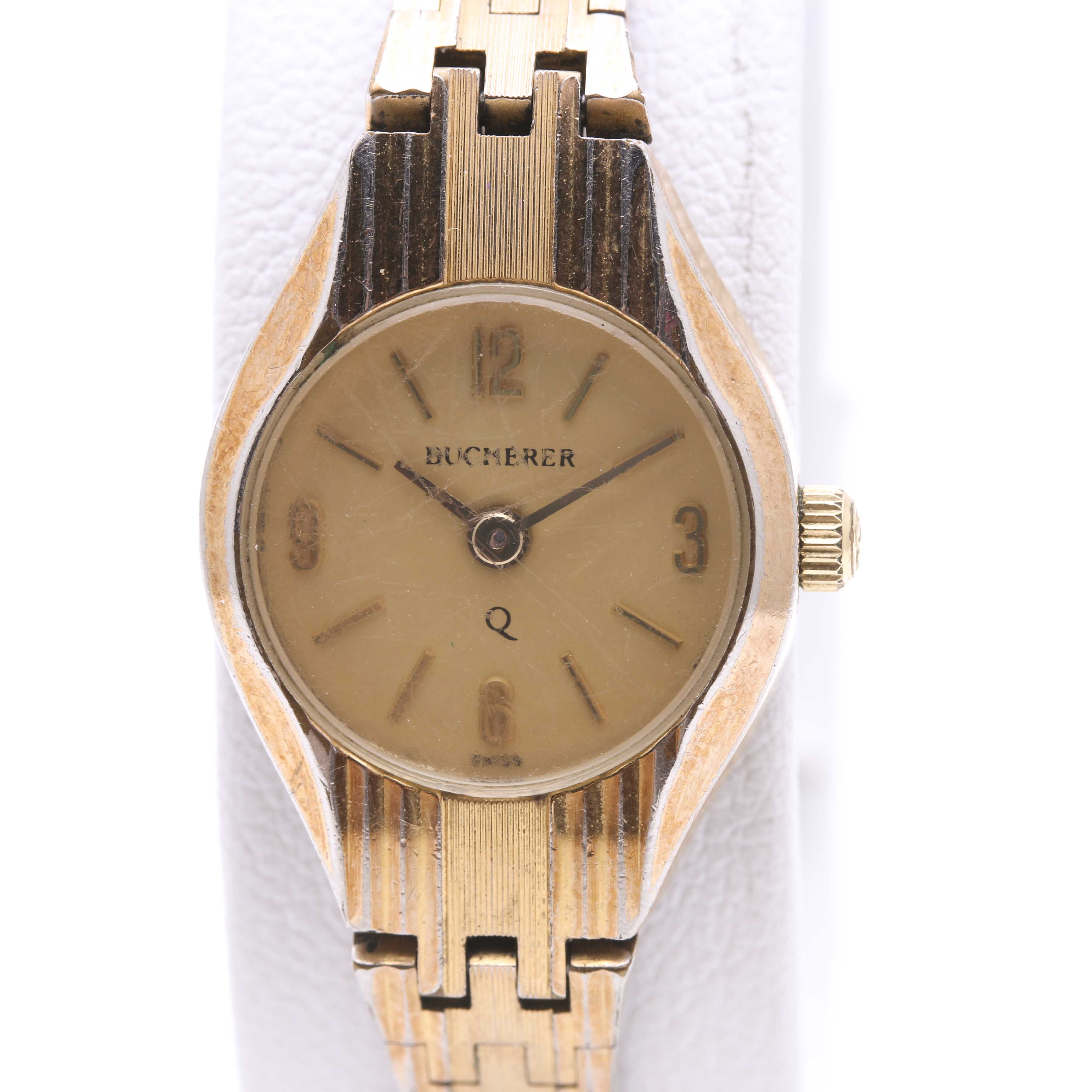 Gold Tone Bucherer Watch