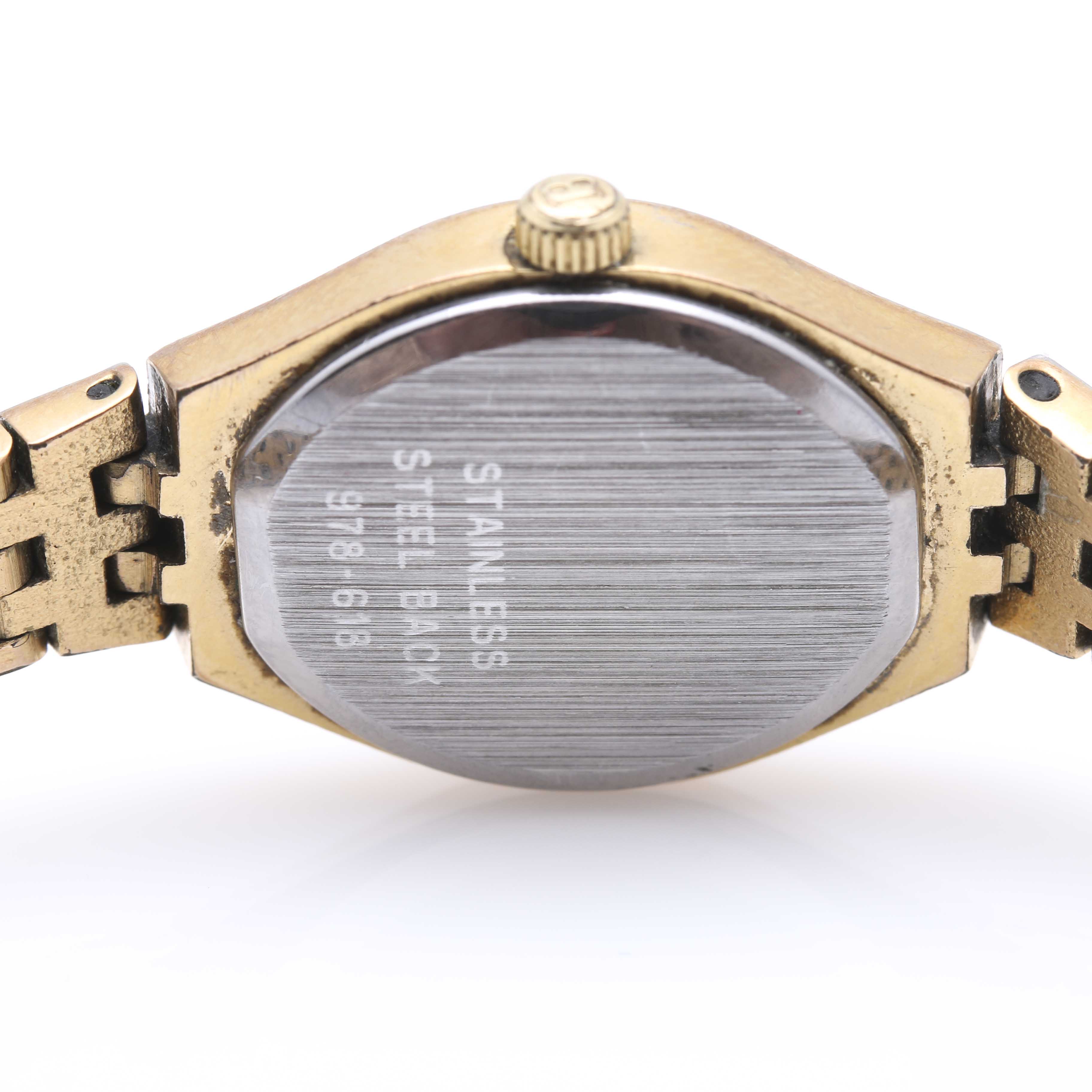 Gold Tone Bucherer Watch