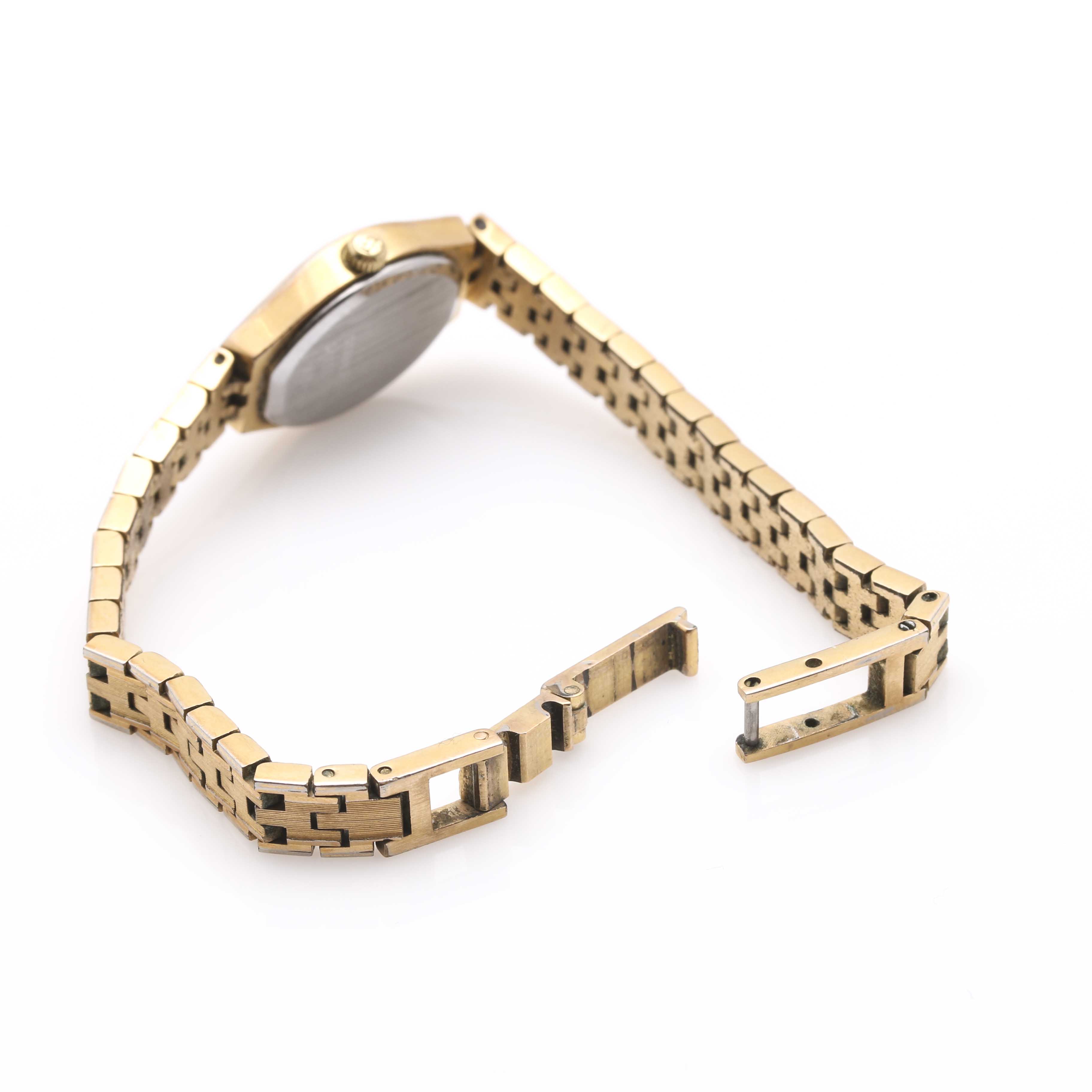 Gold Tone Bucherer Watch