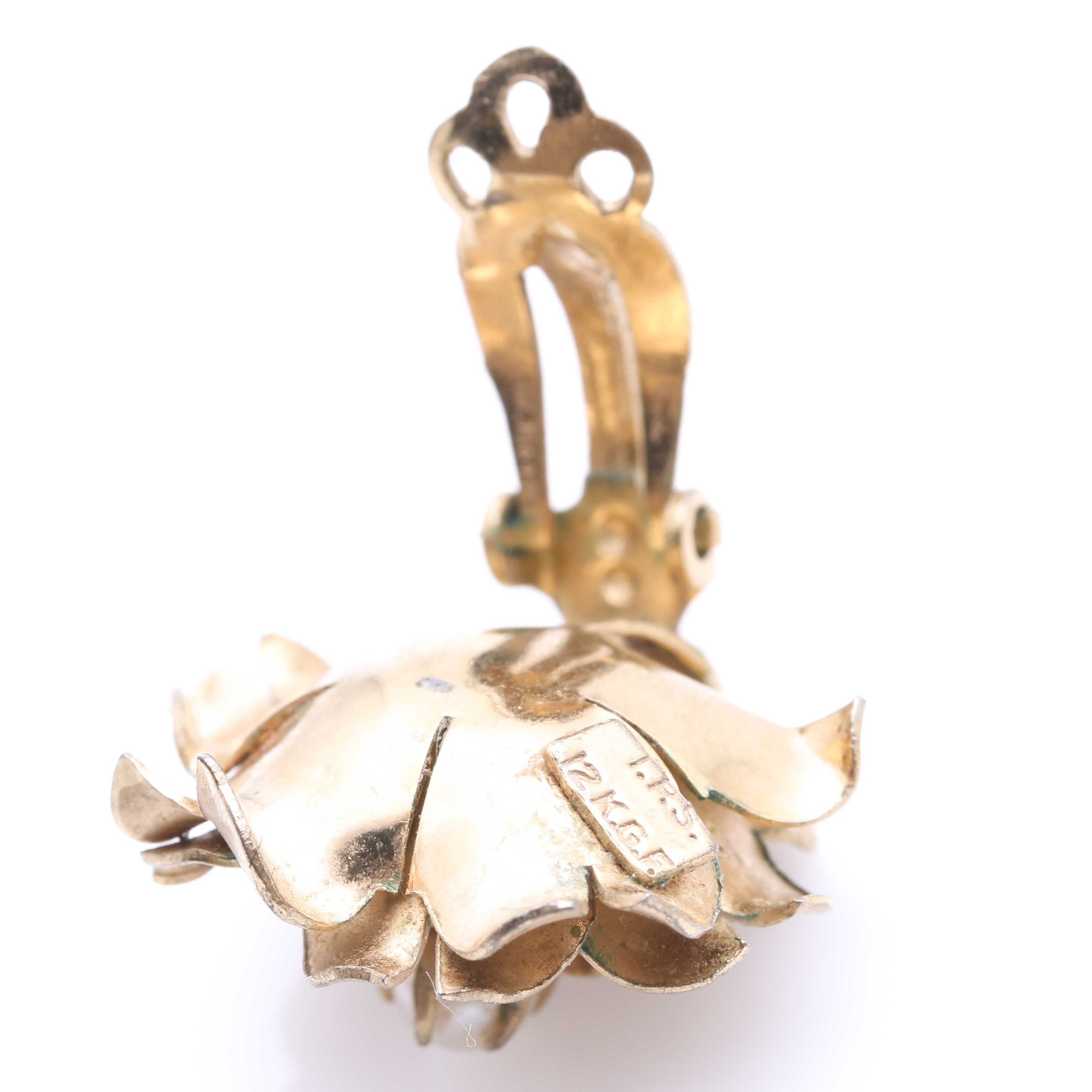 Gold Tone Lapis Lazuli and Cultured Pearl Jewelry