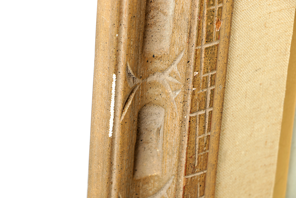 P. Black Impressionist Oil Painting on Canvas of Coastal Landscape