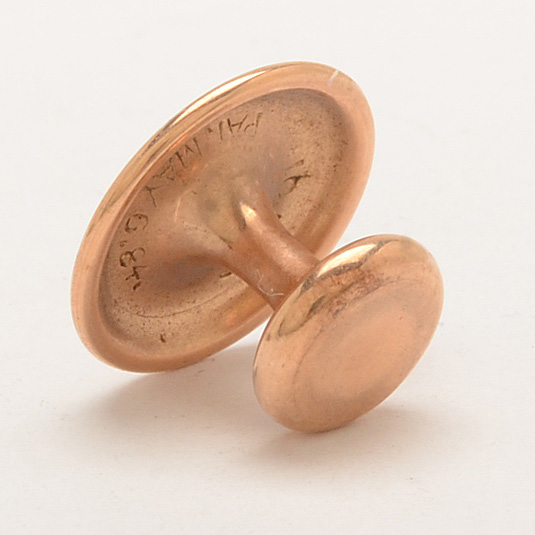 Vintage Gold Tone Collar Buttons