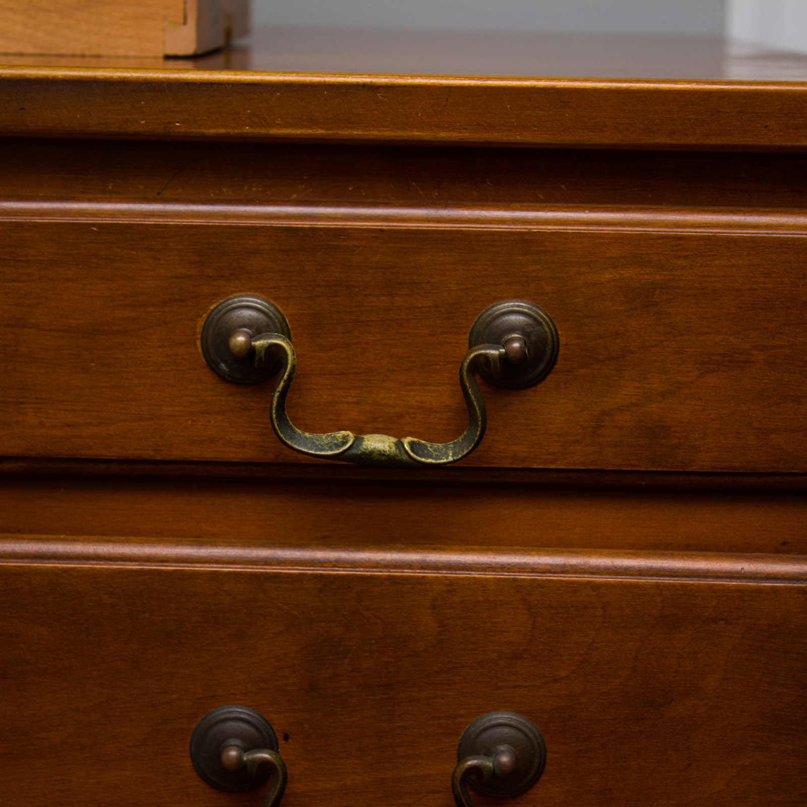 Whitney Oak Pedestal Desk With Swivel Chair