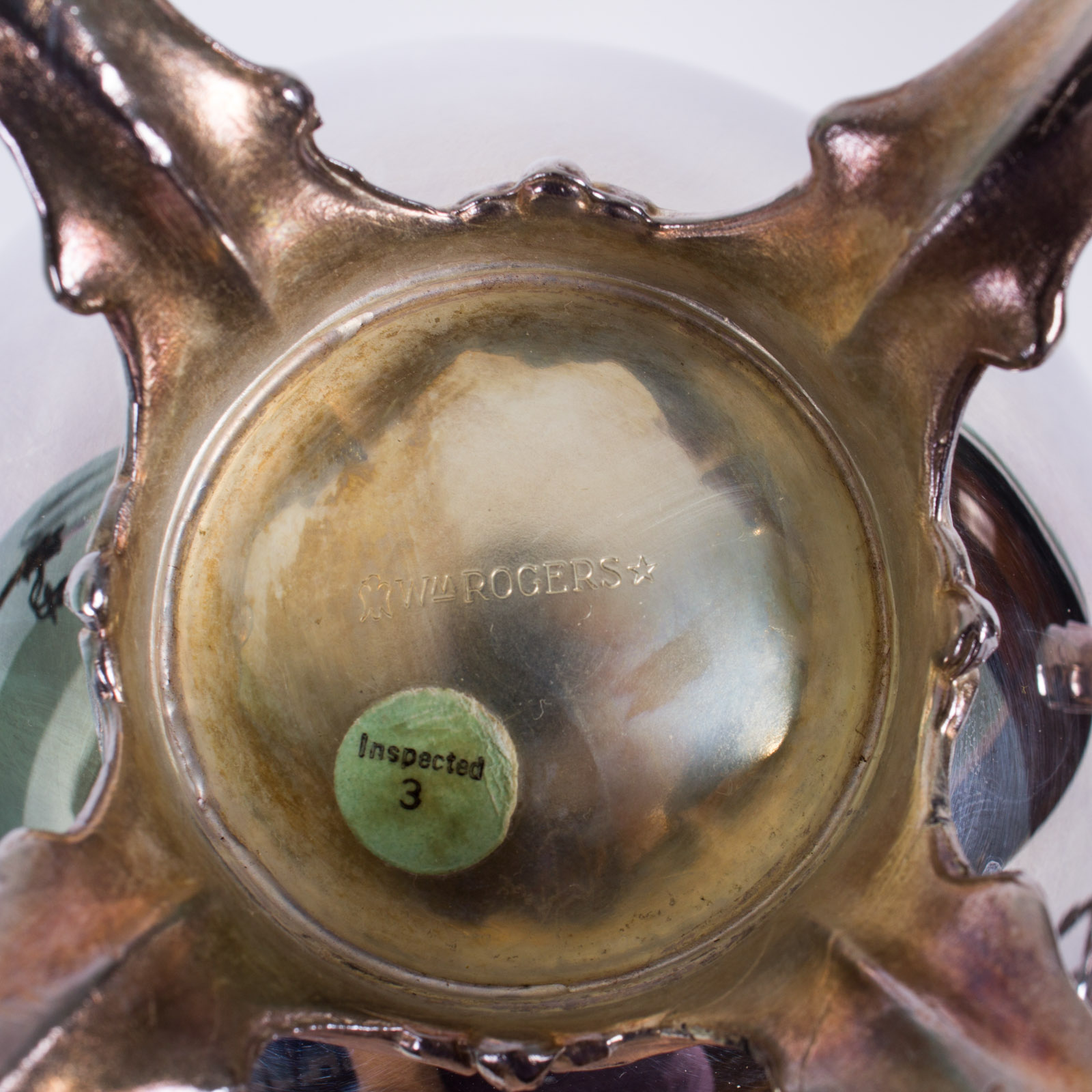 WM Rogers Silver Plate Tea Service Set and a Silver Plate Tray