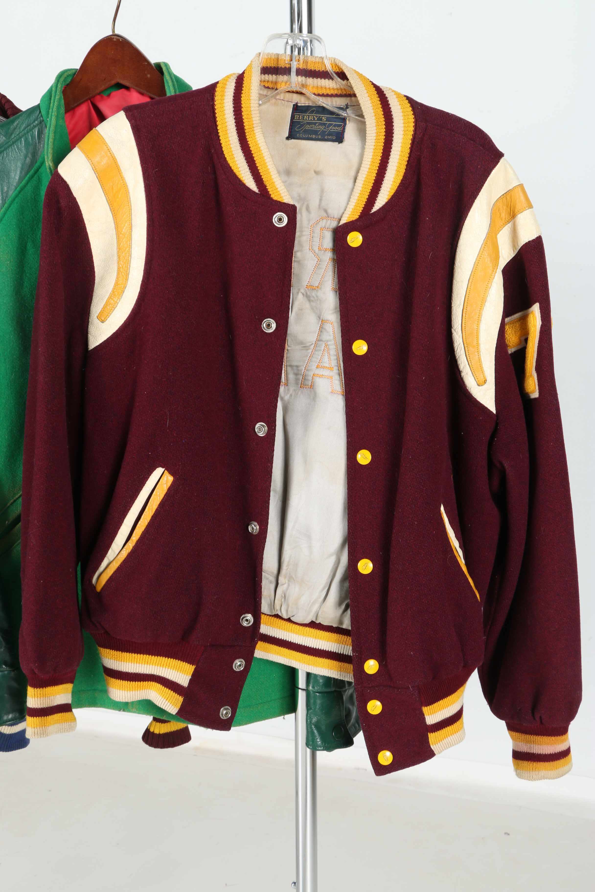 Circa 1960s Vintage Letterman Jackets