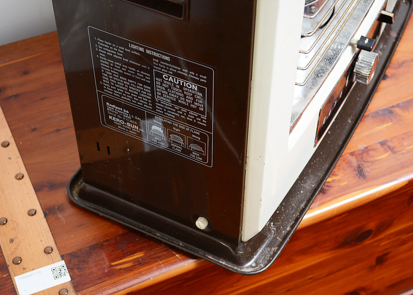 Kero-Sun Radiant 36 Kerosene Heater and Vintage Fan