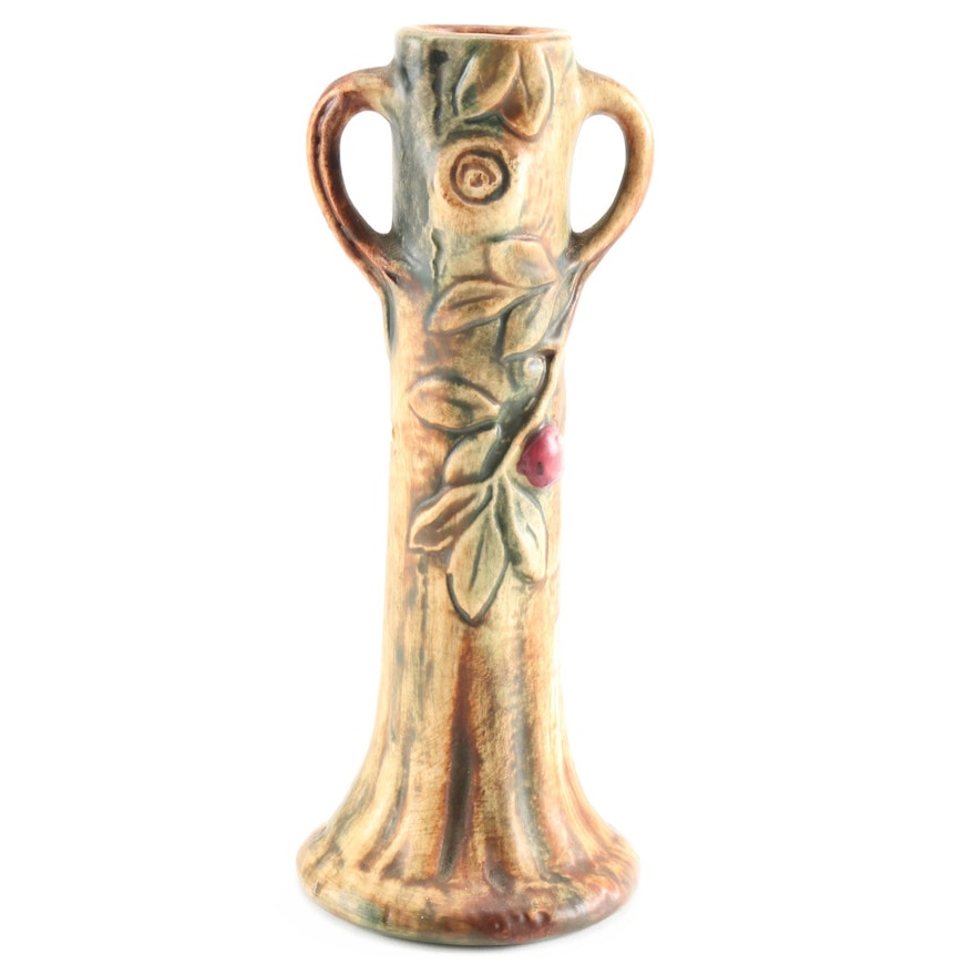 Weller Pottery Woodcraft Bud Vase