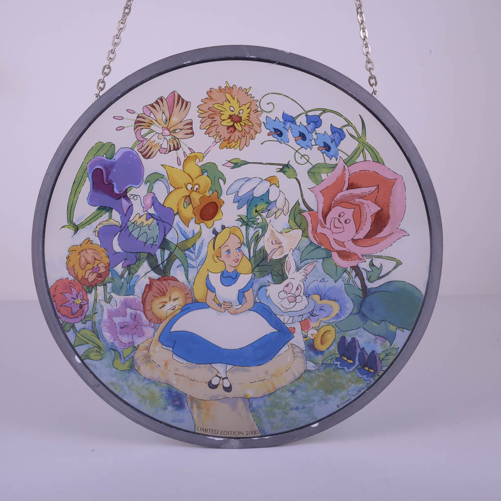 Alice in Wonderland Stained Glass