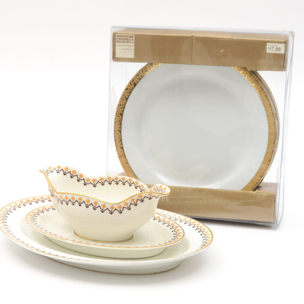 Porcelain and Ceramic Grouping Featuring Haviland Limoge