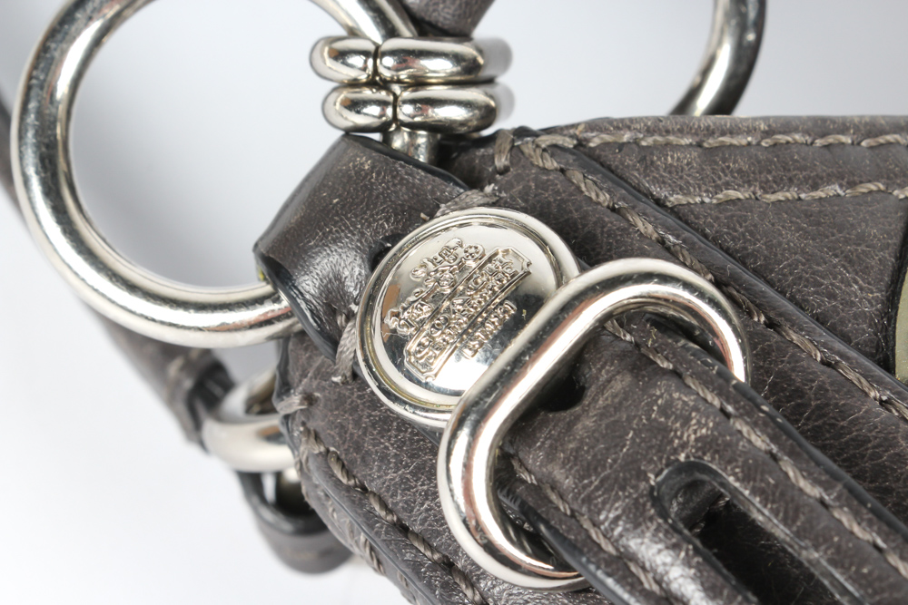 Coach Mia Inlaid C Suede Maggie Soho Handbag