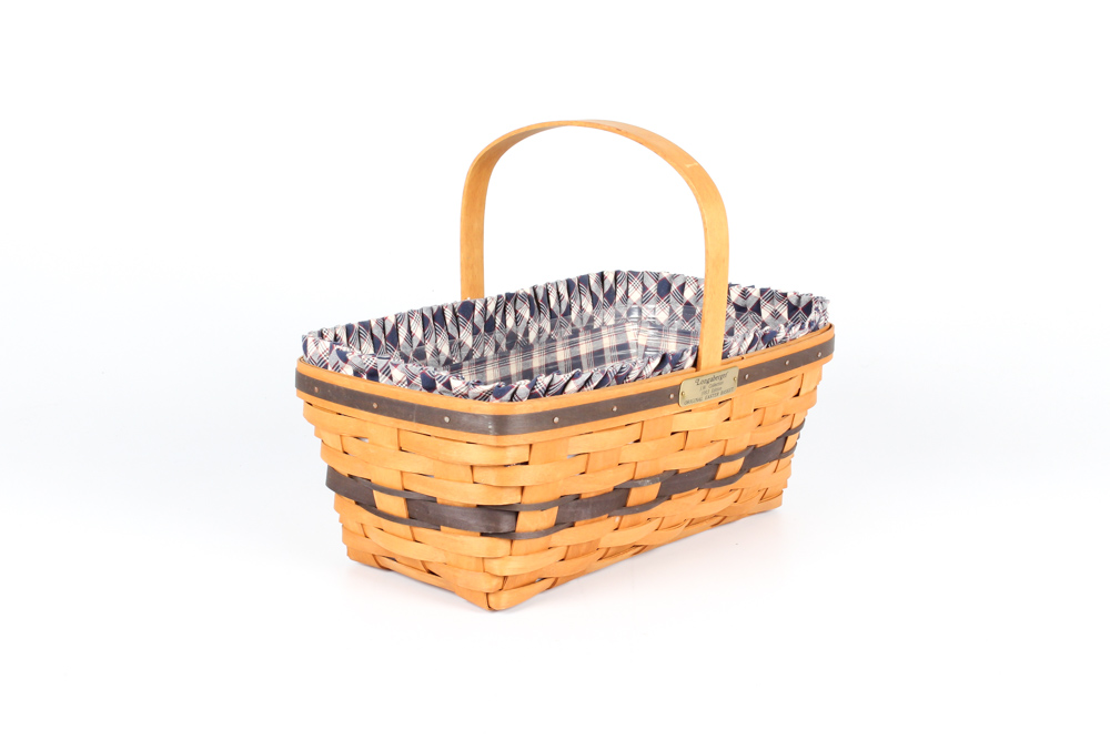 Signed 1993 J.W. Collection Longaberger Easter Basket