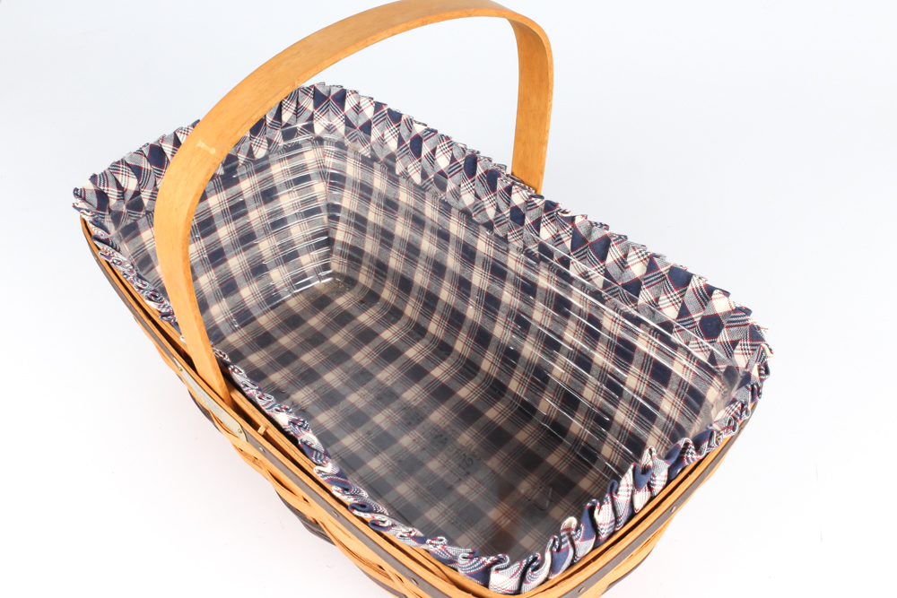 Signed 1993 J.W. Collection Longaberger Easter Basket