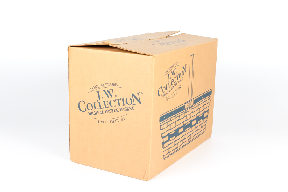 Signed 1993 J.W. Collection Longaberger Easter Basket