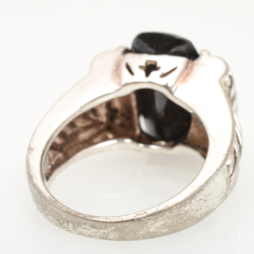 Sterling Silver Hematite Ring