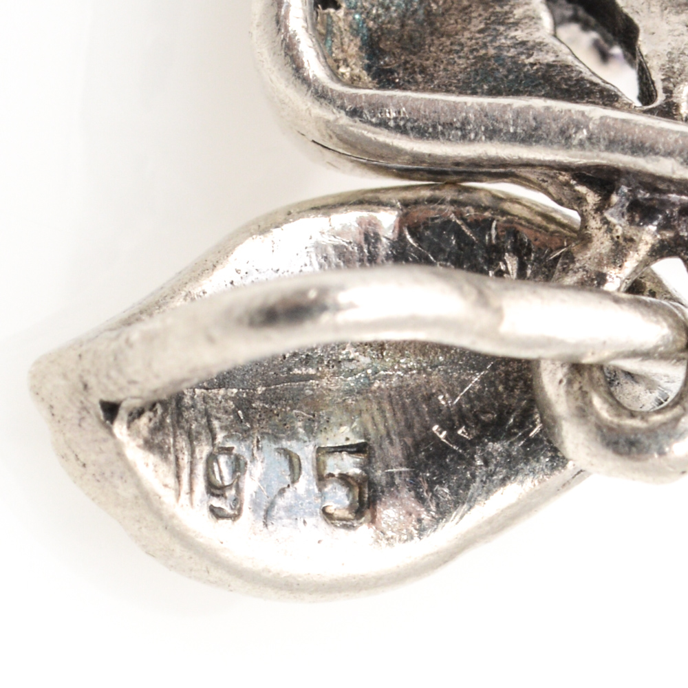 Sterling Silver And Natural Amber Set