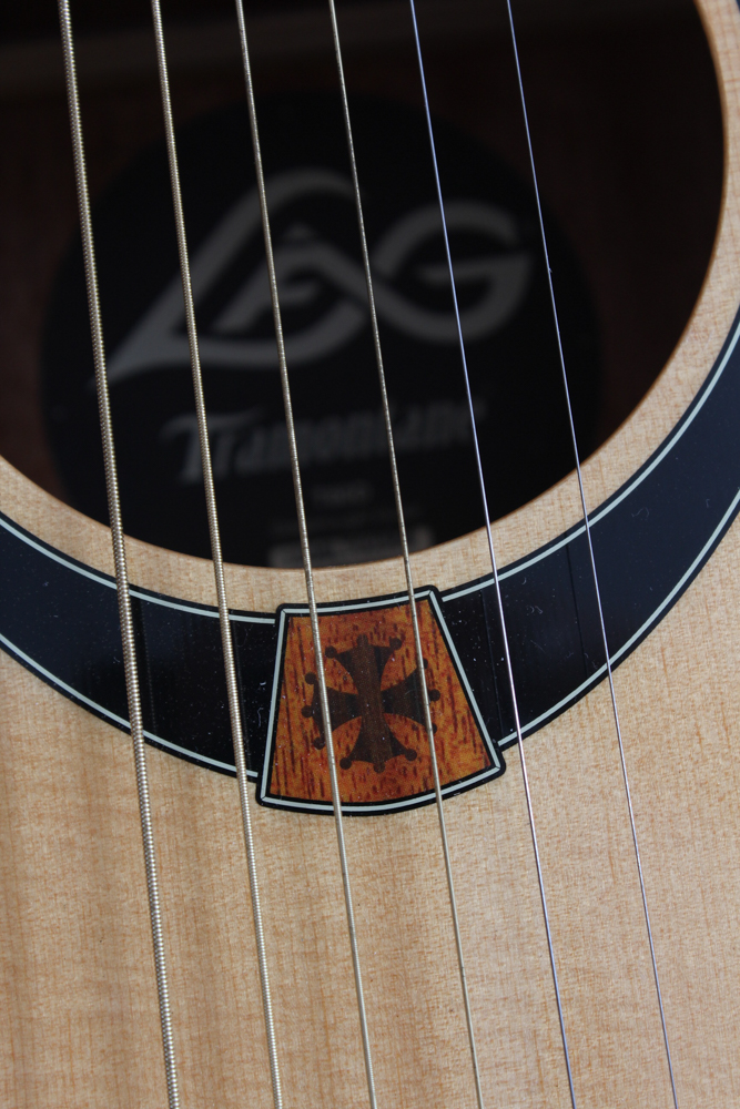 Lag Guitars Tramontane Dreadnought Style Acoustic Guitar and Case