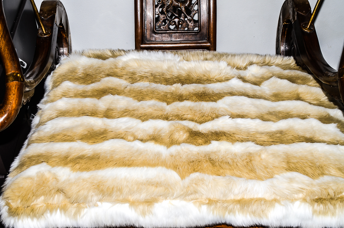 20th Century Chinese Carved Horseshoe-Back Folding Armchair