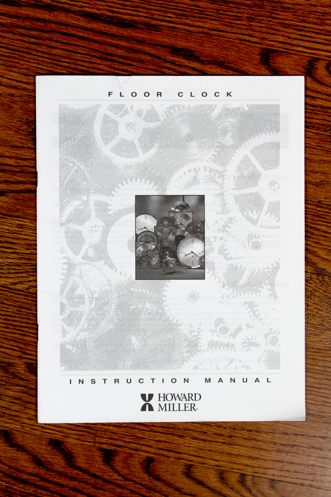 Howard Miller "Courtland" Cherry Floor Clock