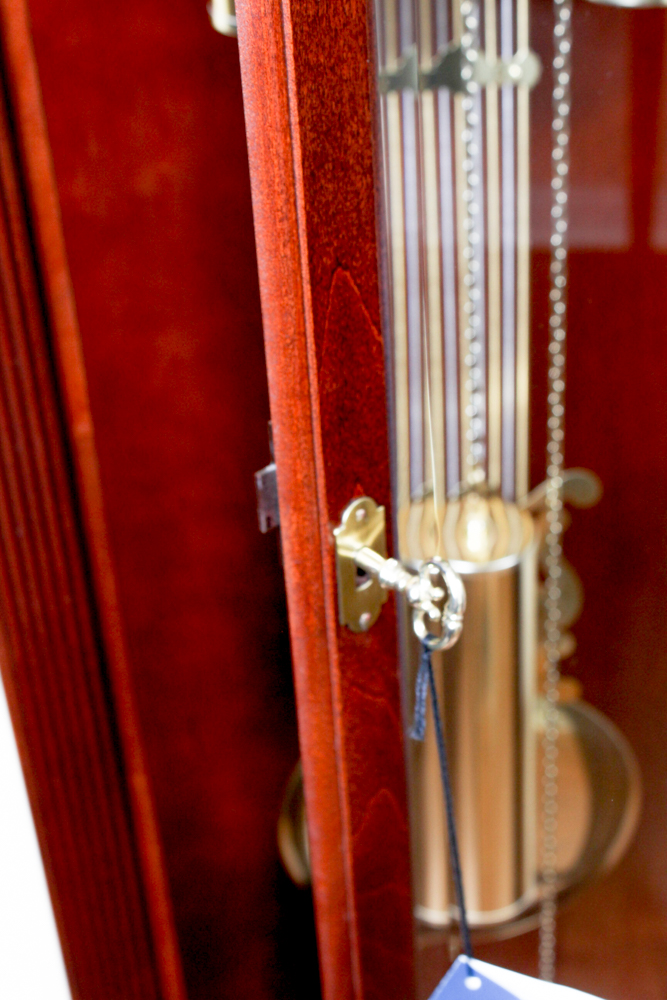 Howard Miller "Courtland" Cherry Floor Clock