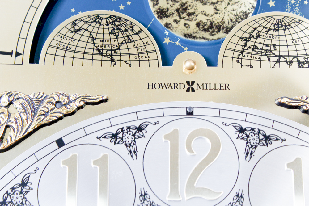 Howard Miller "Courtland" Cherry Floor Clock