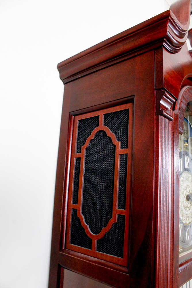 Howard Miller "Courtland" Cherry Floor Clock