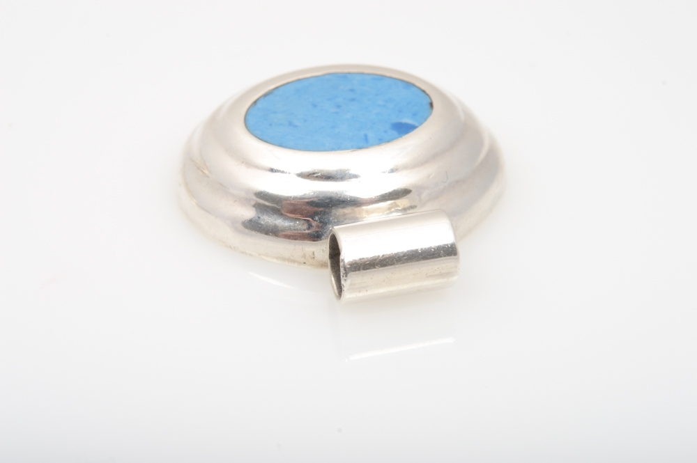 Sterling Silver Synthetic Turquoise Jewelry