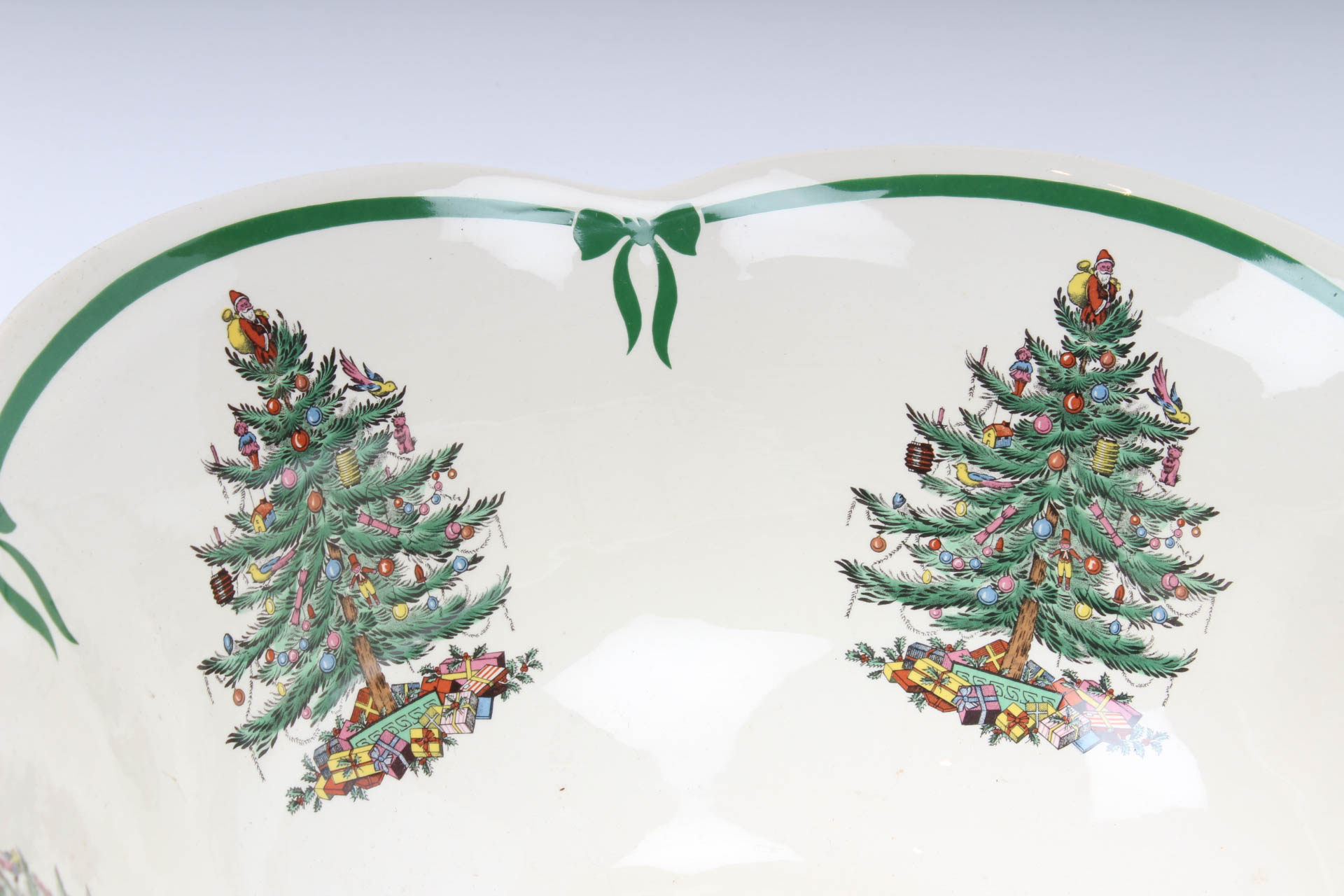 Spode "Christmas Tree" Punch Bowl and Cups