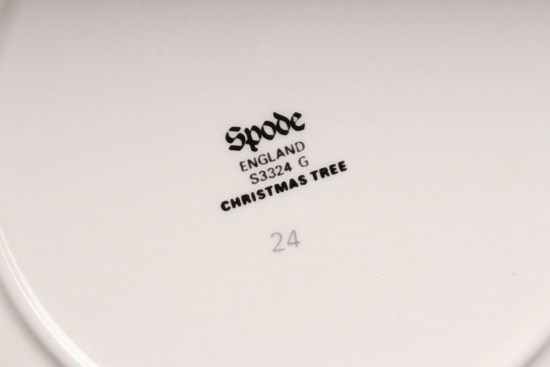 Spode "Christmas Tree" Punch Bowl and Cups