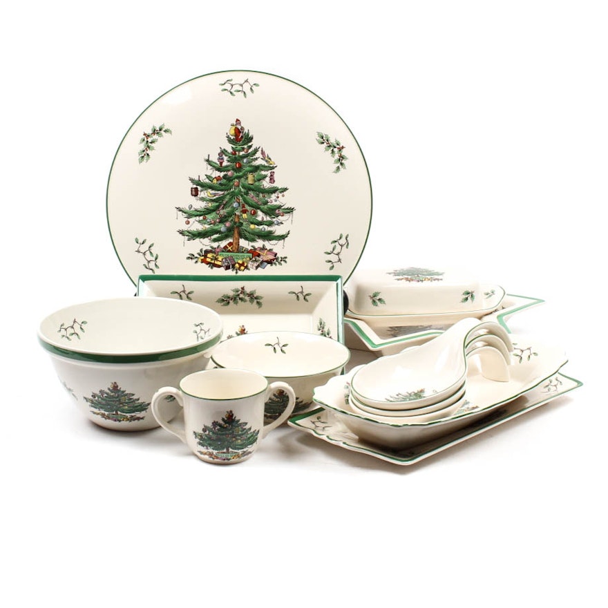 Spode "Christams Tree" China Assortment