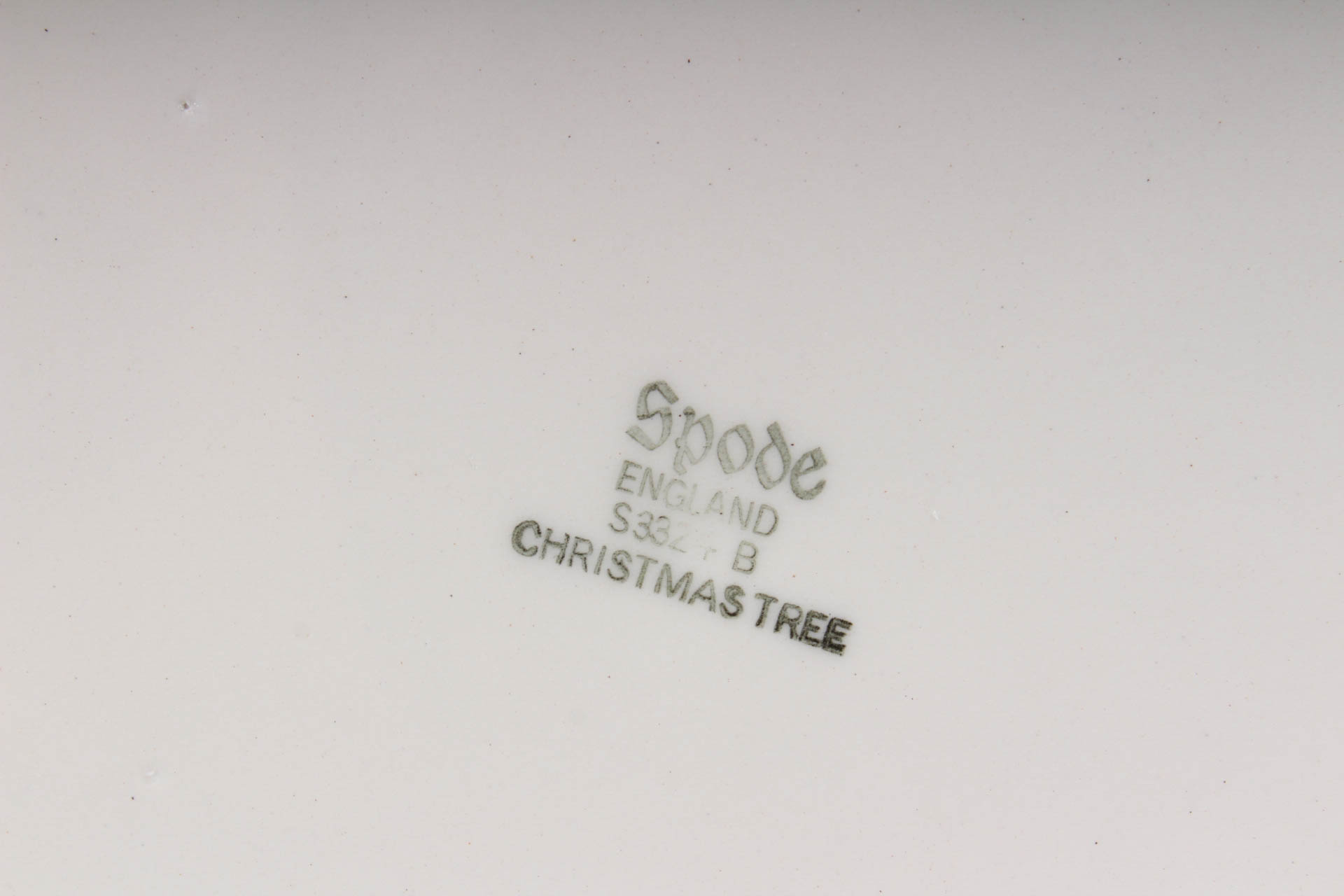Spode "Christmas Tree" China