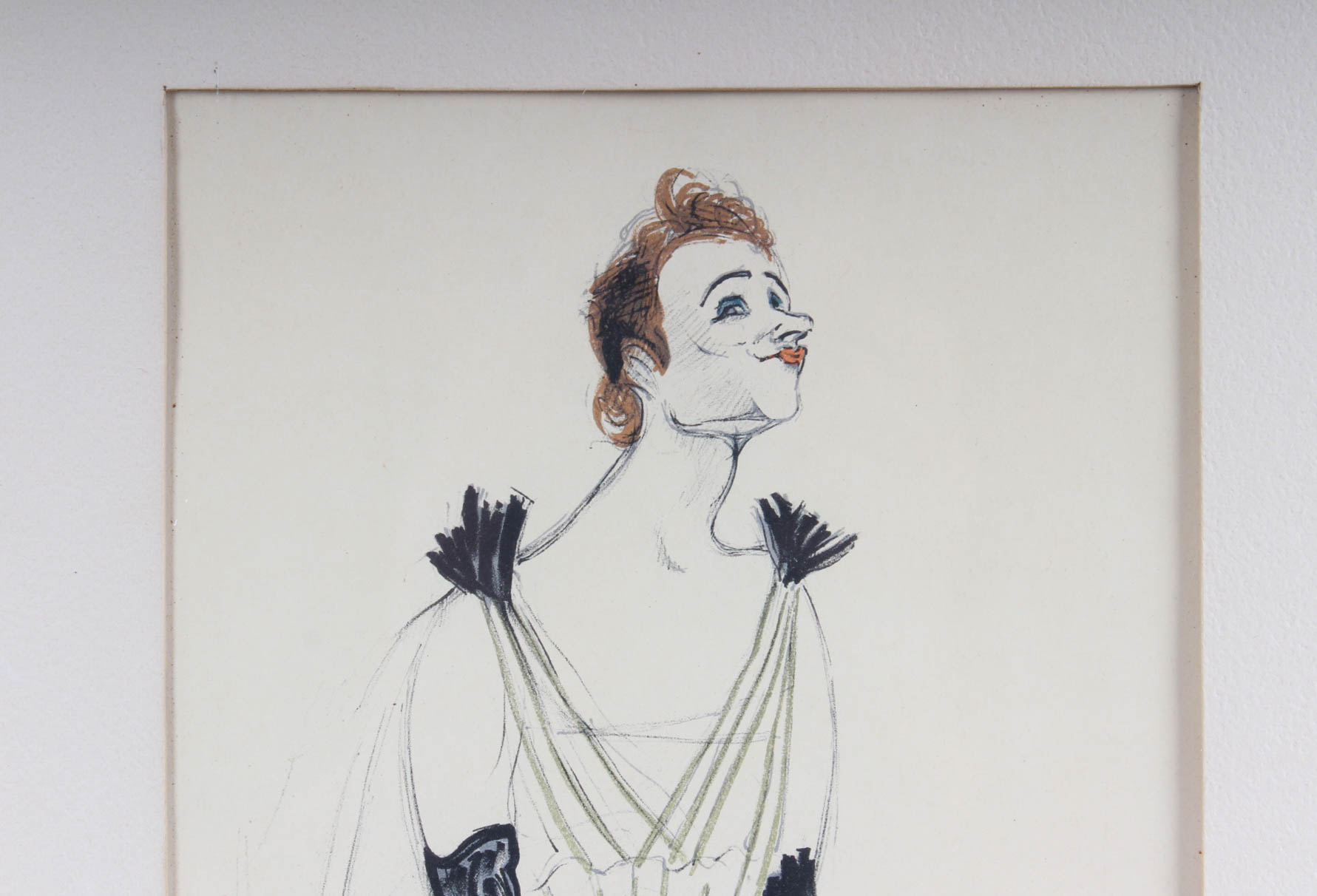 After Henri de Toulouse Lautrec "Taking a Curtain Call" Lithograph