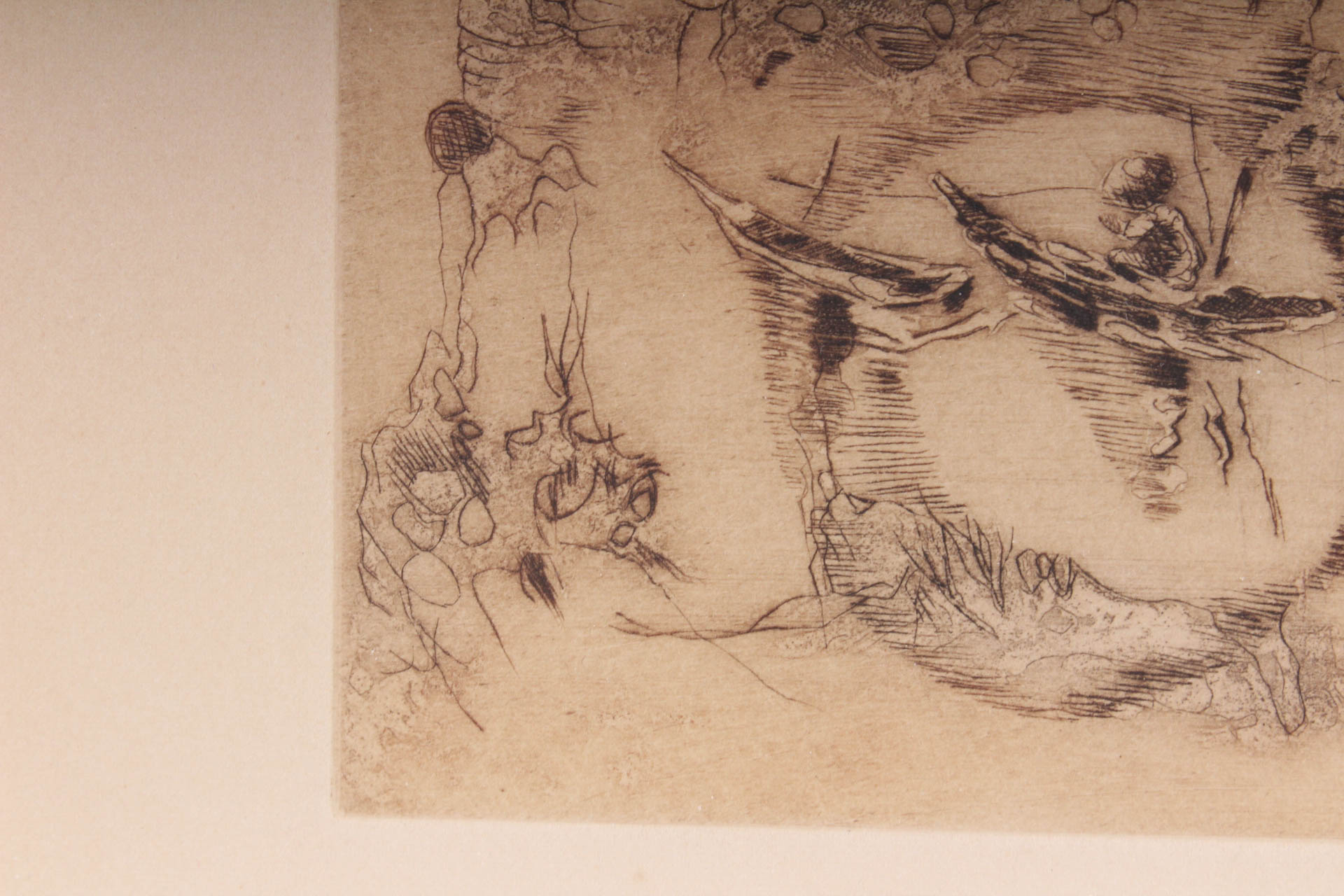 Hoi Lebadang Limited Edition Etching "Barques"