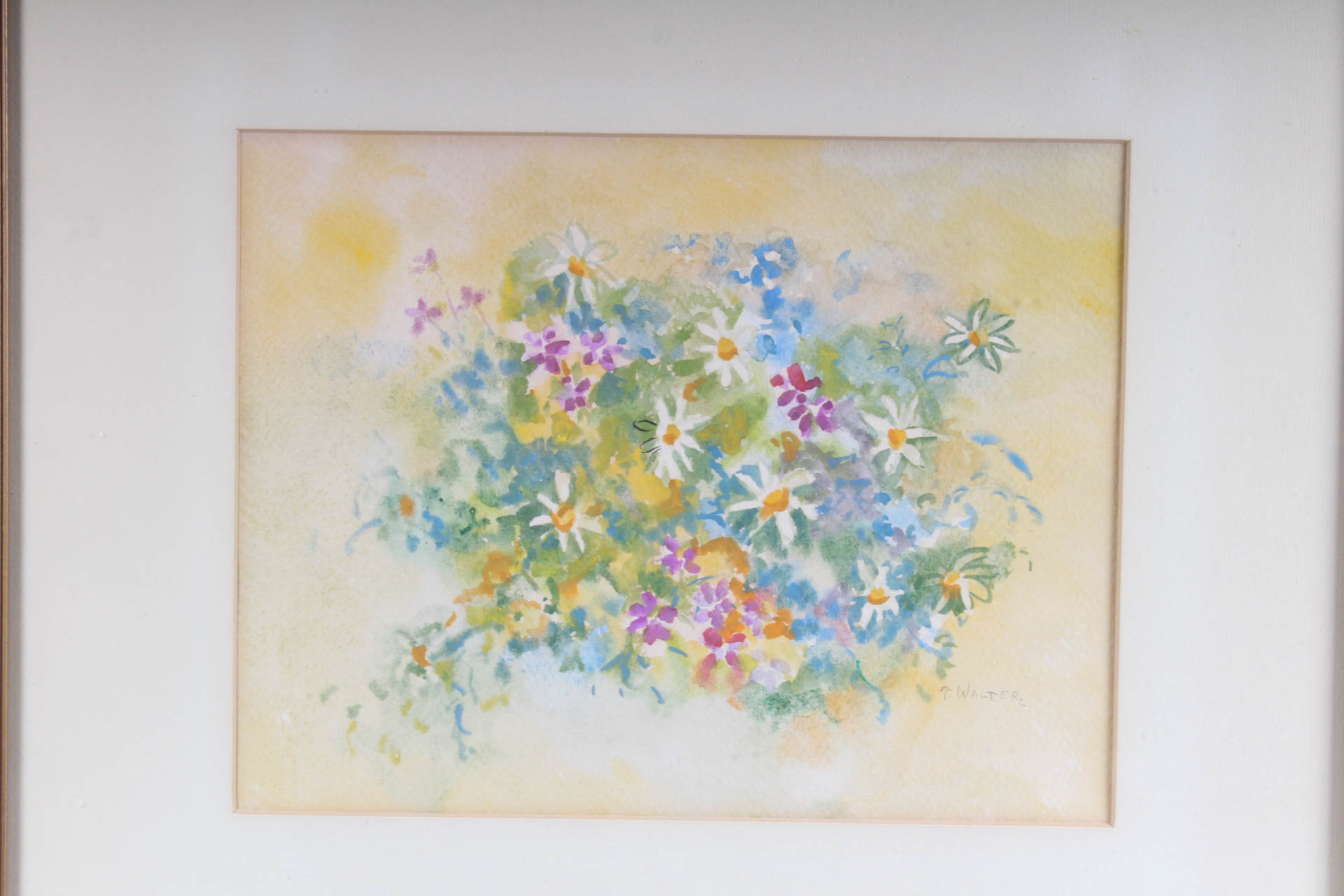 Thelma Walter Floral Bouquet Watercolor