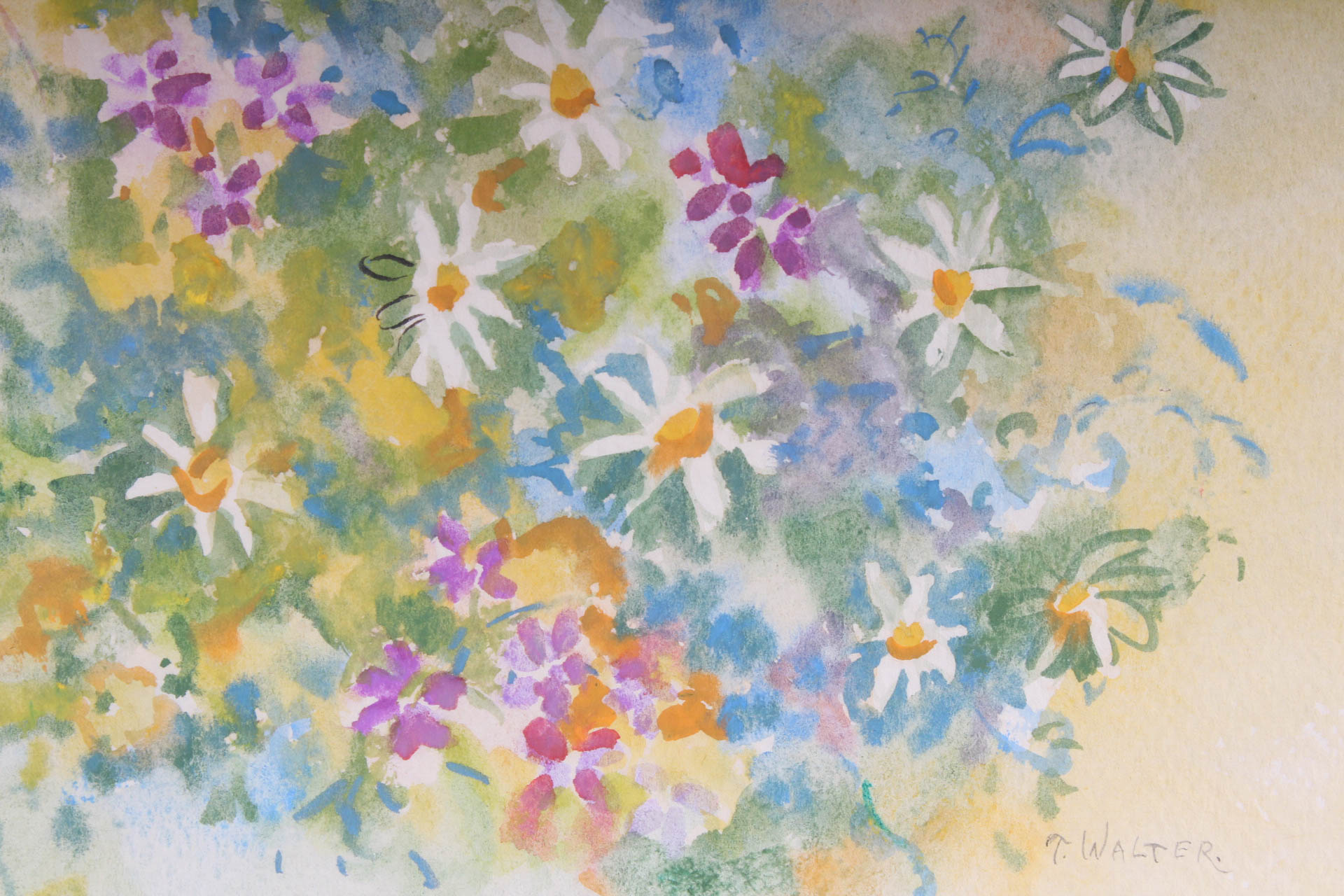 Thelma Walter Floral Bouquet Watercolor